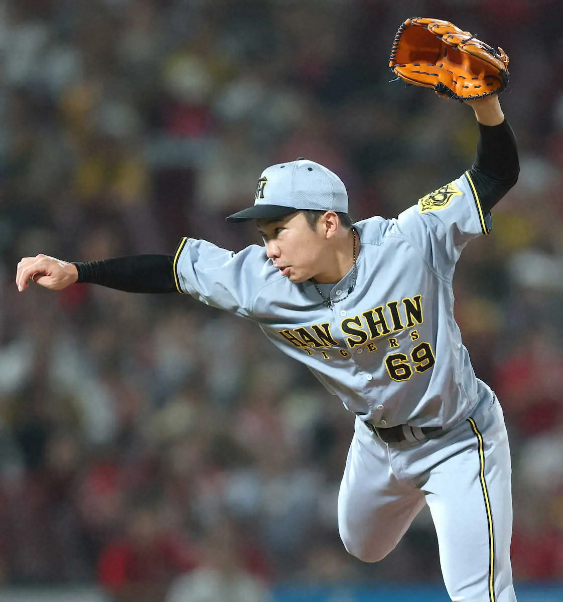 【画像・写真】阪神・石井が26試合連続無失点　1死三塁のピンチを招くも「我慢強く投げれました」
