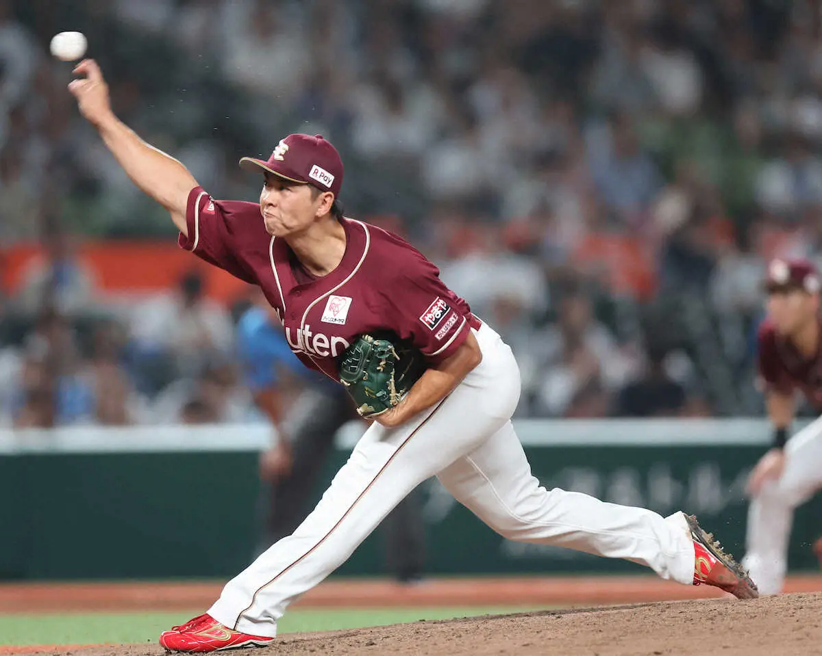 【画像・写真】楽天・柴田　プロ初勝利　現役ドラフト加入の27歳が2回無失点