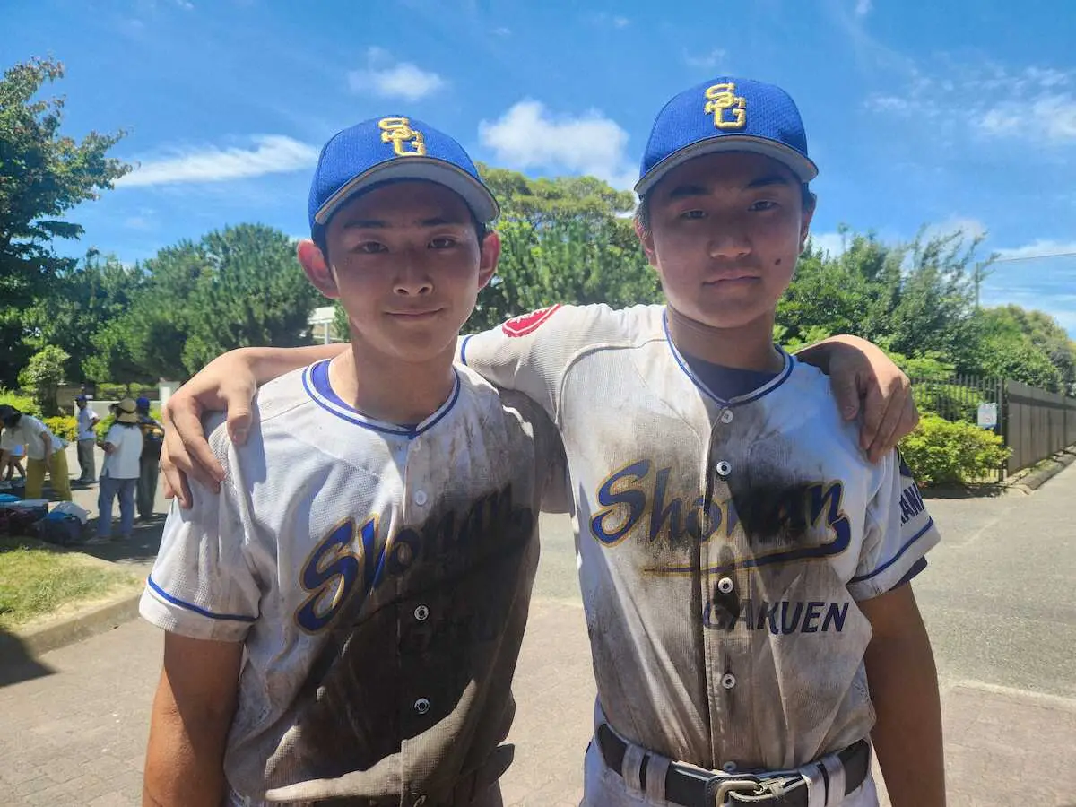 【画像・写真】【高校野球】湘南学園　2年生主将の「田中碧」がバットで貢献　サッカー日本代表と同姓同名