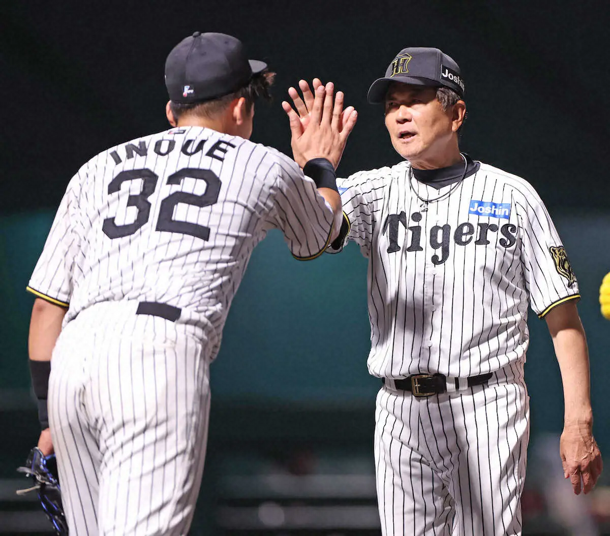 【画像・写真】【阪神・平田2軍監督語録】「ネットなかったら万博までいってるよ」2本塁打の井上を絶賛