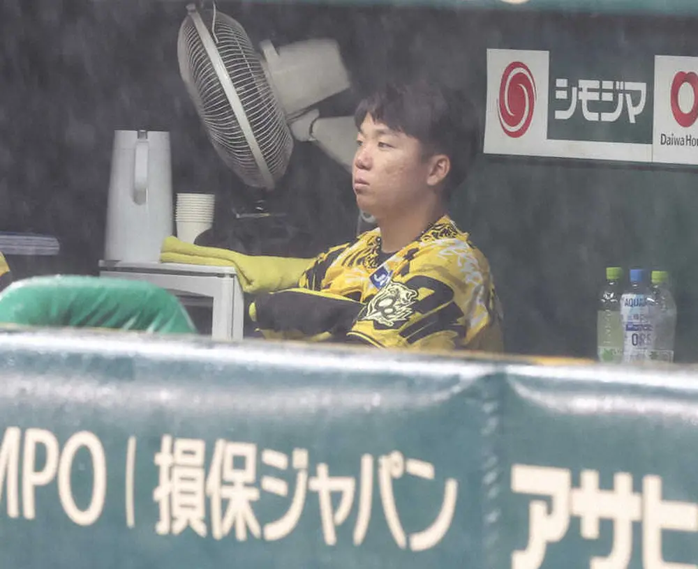 【画像・写真】阪神・村上がプロ最短2回KO　自己ワースト6失点「大量失点を許してしまい申し訳ない」