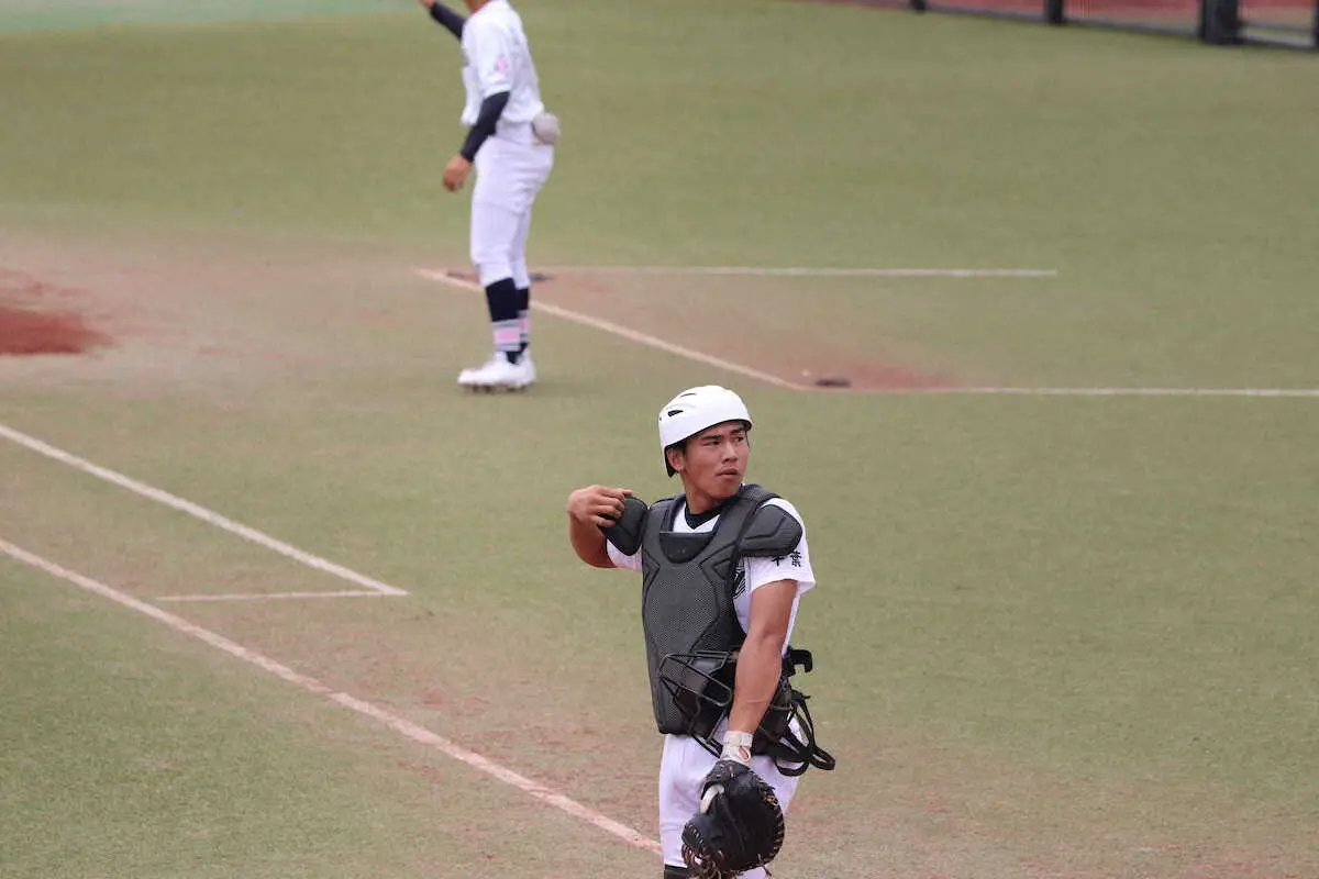 【画像・写真】＜桜林・千葉英和＞マスクでチームを引っ張る千葉英和・永島（撮影・小川　蒼馬）