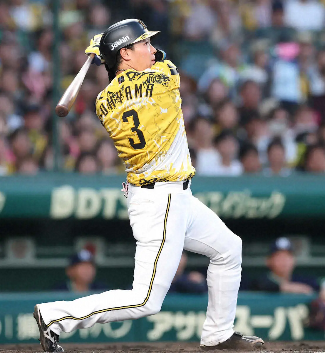 【画像・写真】阪神・大山「みんながチャンスで回してくれた」浜風味方に値千金2点適時打　通算1000安打へあと「3」