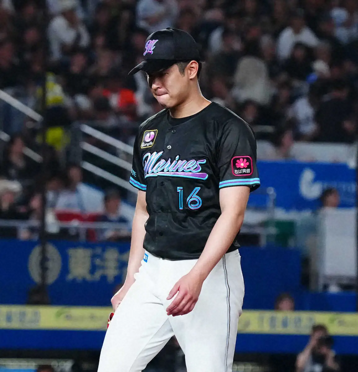 【画像・写真】ロッテ・種市　西武戦連勝7でストップ「今日は試合を壊した僕の責任」