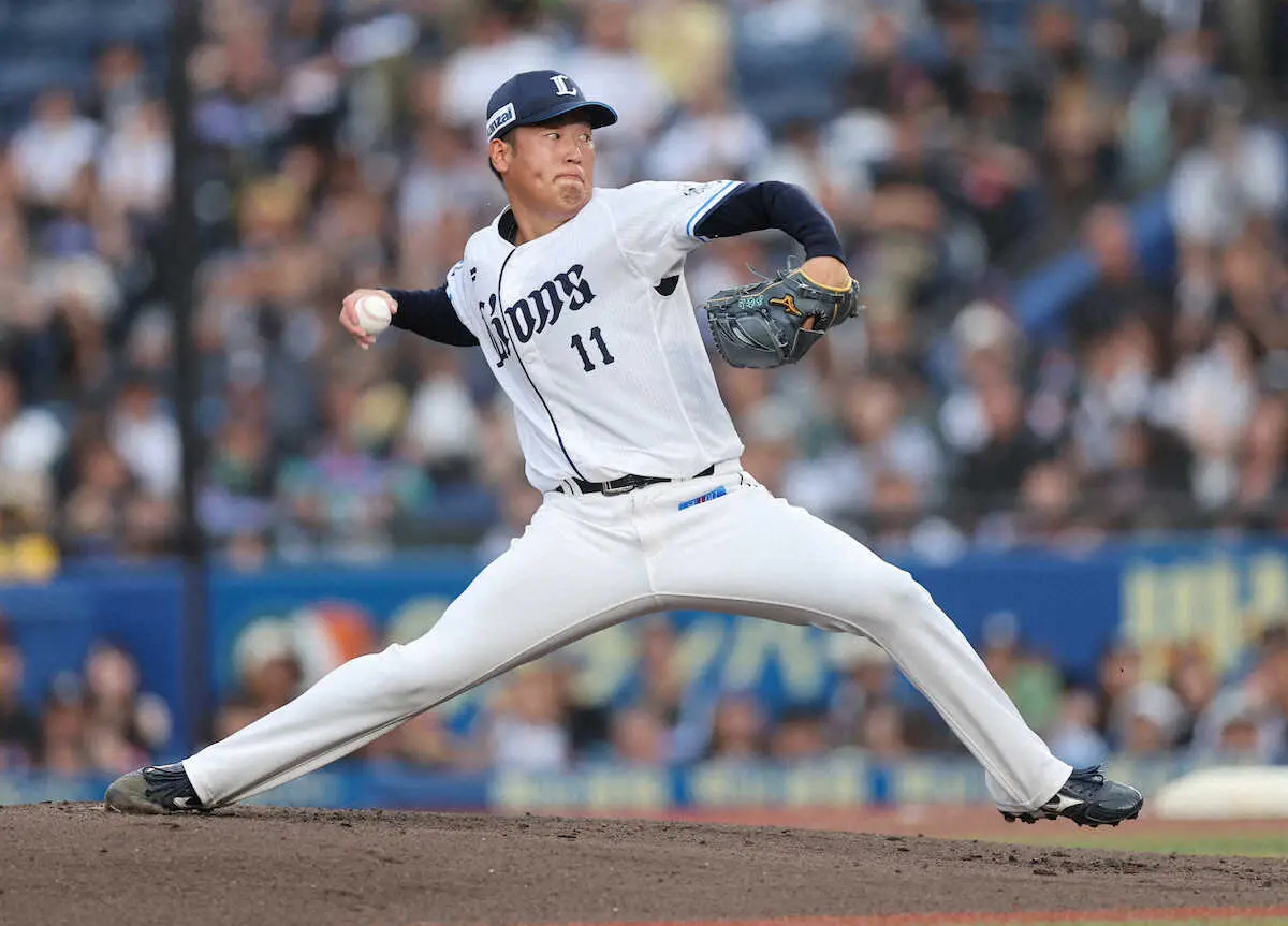 【画像・写真】西武・上田大河が5回途中3失点で降板　念願のプロ初勝利ならず
