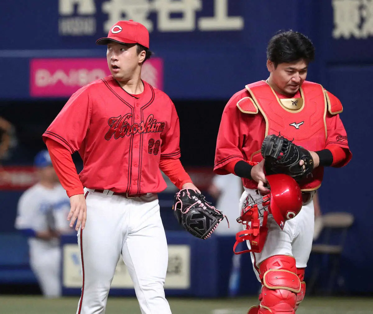 【画像・写真】＜中・広（14）＞1回に2失点した佐藤柳　（撮影・奥　調）