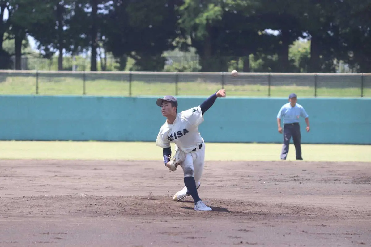 【画像・写真】【高校野球】星槎国際湘南・河浦　7回1失点11Kの好投　土屋監督も「ナイスピッチングだった」