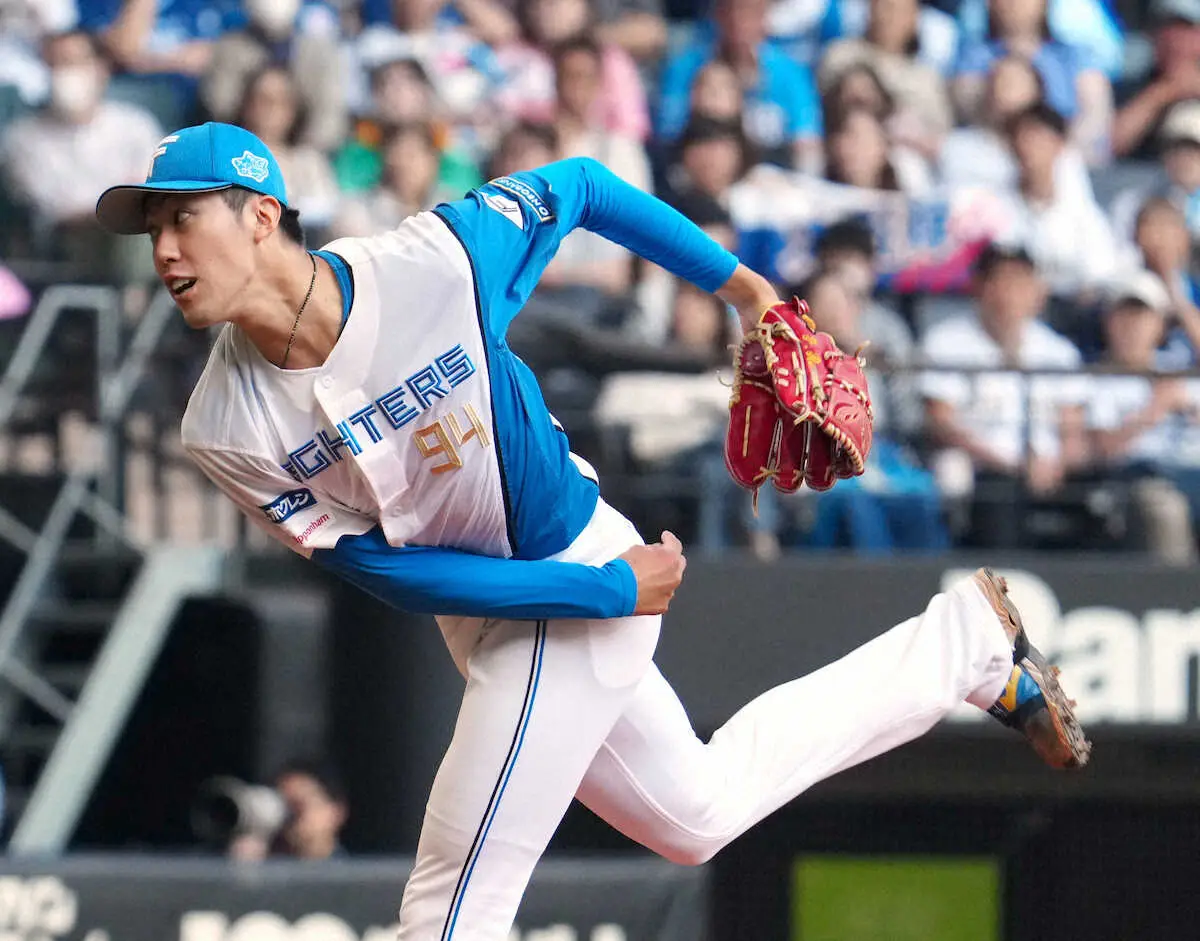 【画像・写真】日本ハム福島　今季初登板初先発で自己最速155キロ復活勝利「田宮さんのリードを信じて投げ切りました」