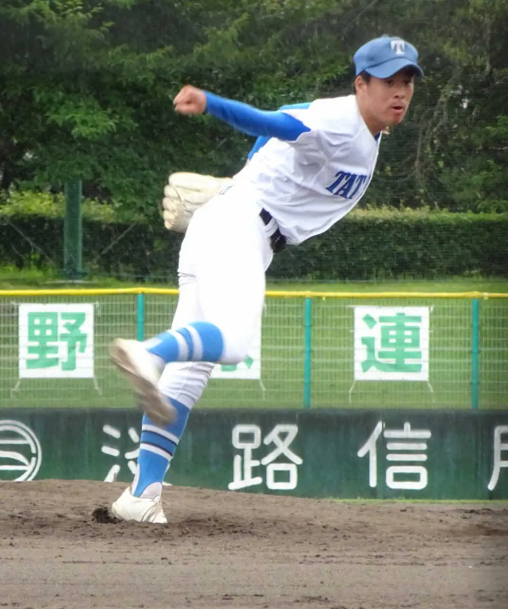 【画像・写真】【高校野球】西播の進学校・龍野が第1シード撃破で4回戦進出　先発・古寺が頭脳的5安打完封