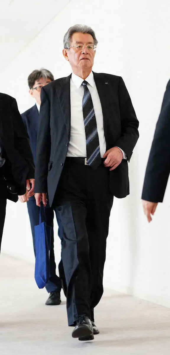 【画像・写真】阪神・秦雅夫オーナーがオーナー会議初出席「野球の普及、振興に貢献できたら」