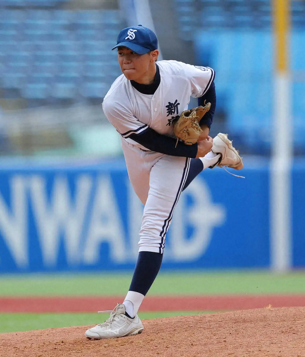 【画像・写真】【高校野球】イチロー氏の教え受け継いだ新宿エース・生田　「思う球投げられなかった」3失点にガックリ
