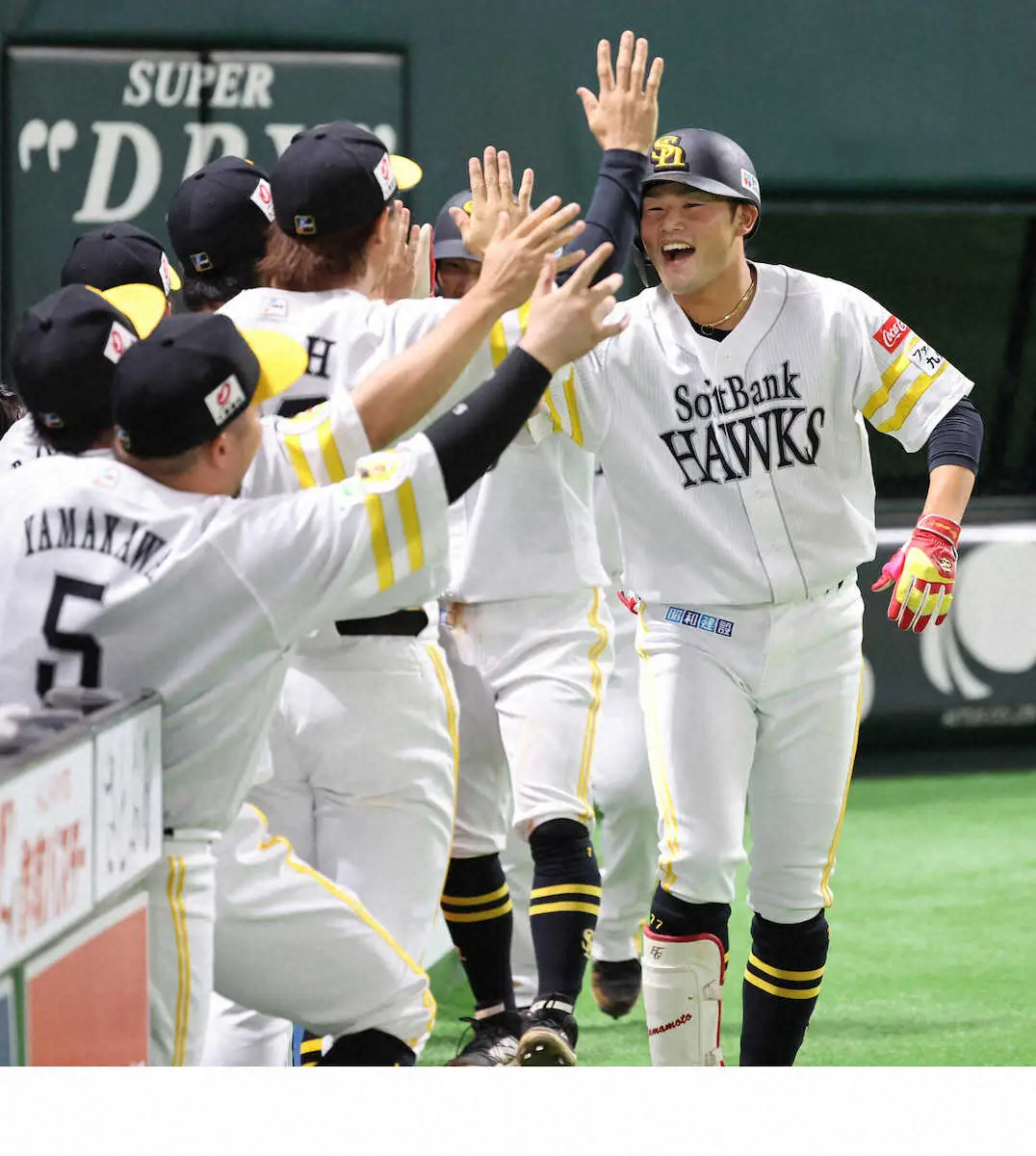 【画像・写真】松田宣浩氏　プロ1号の山本は球を見極め四球を選べる　「舁き山」前進させるように総力結集を