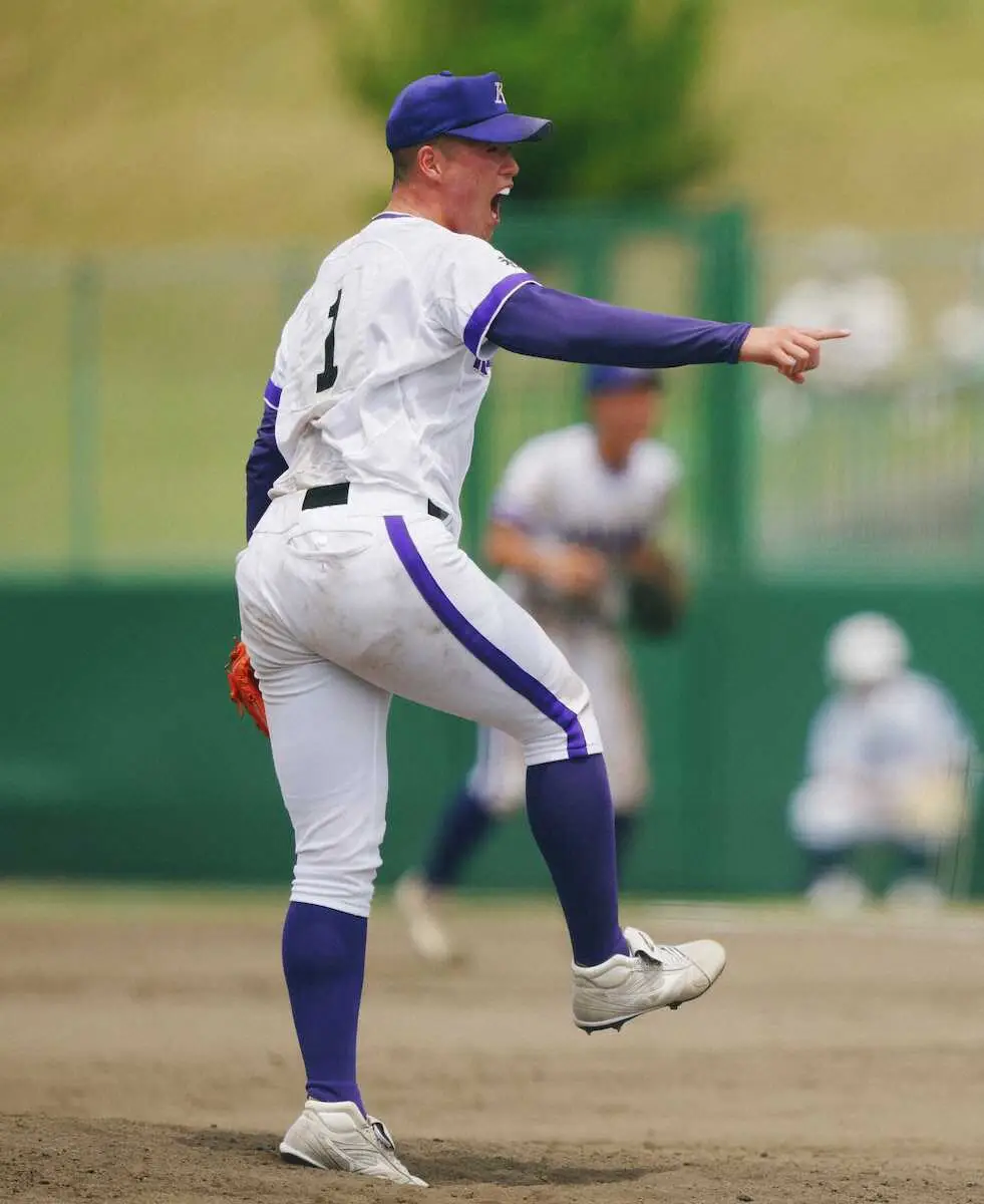 【画像・写真】【高校野球】金足農8強進出！オリ・吉田の弟・大輝が8回2失点「低めに球を集めることができた」