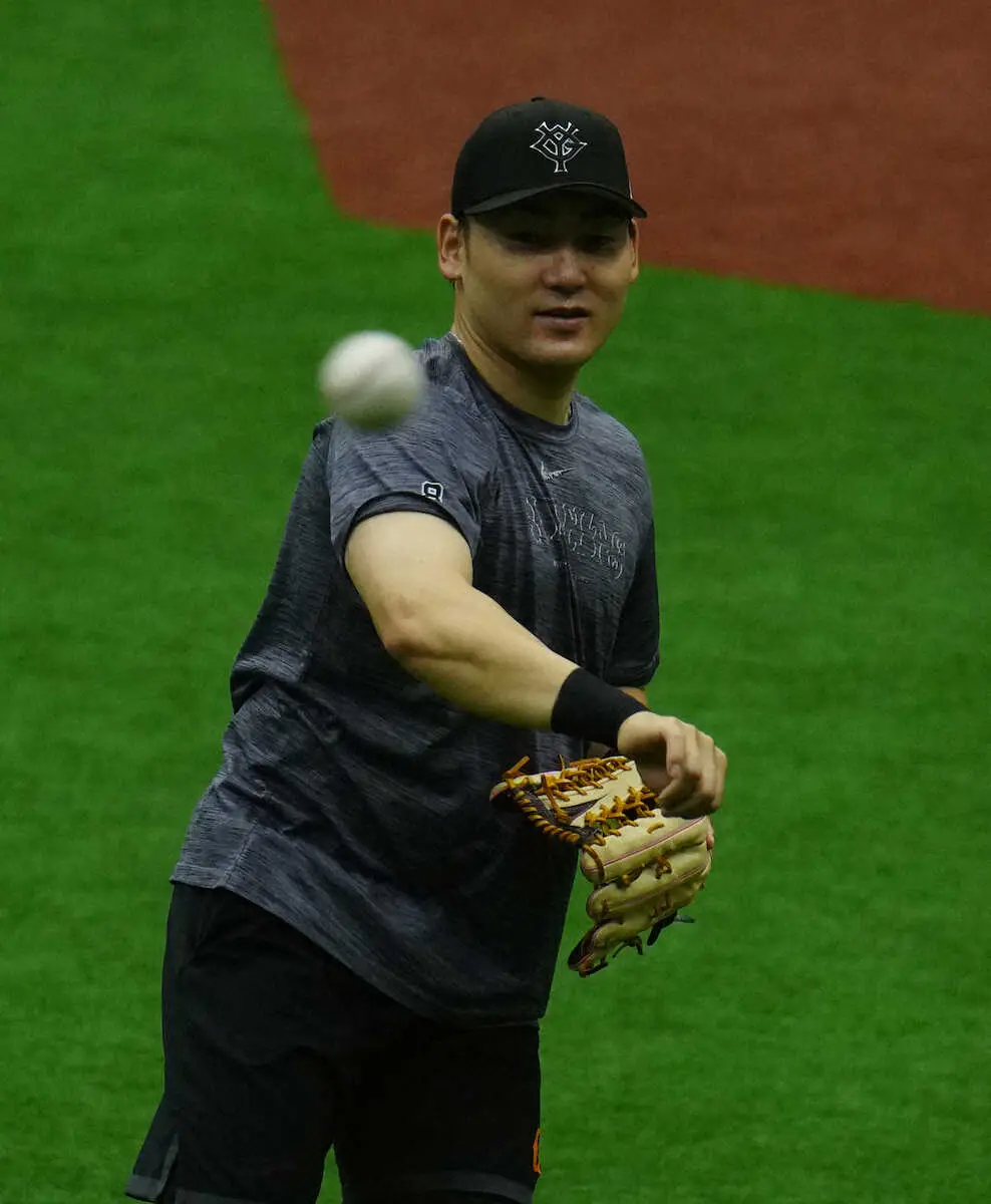 【画像・写真】巨人・丸　若手野手と休日返上トレ　19日から首位・阪神戦「常に目の前の1試合を集中」