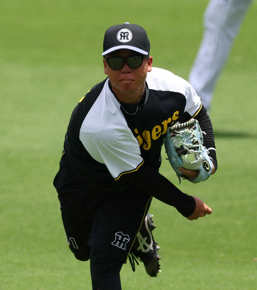 【画像・写真】阪神・村上頌樹　同い年で同じ兵庫県出身の巨人・山崎伊織に投げ勝つ「粘って投げたい」