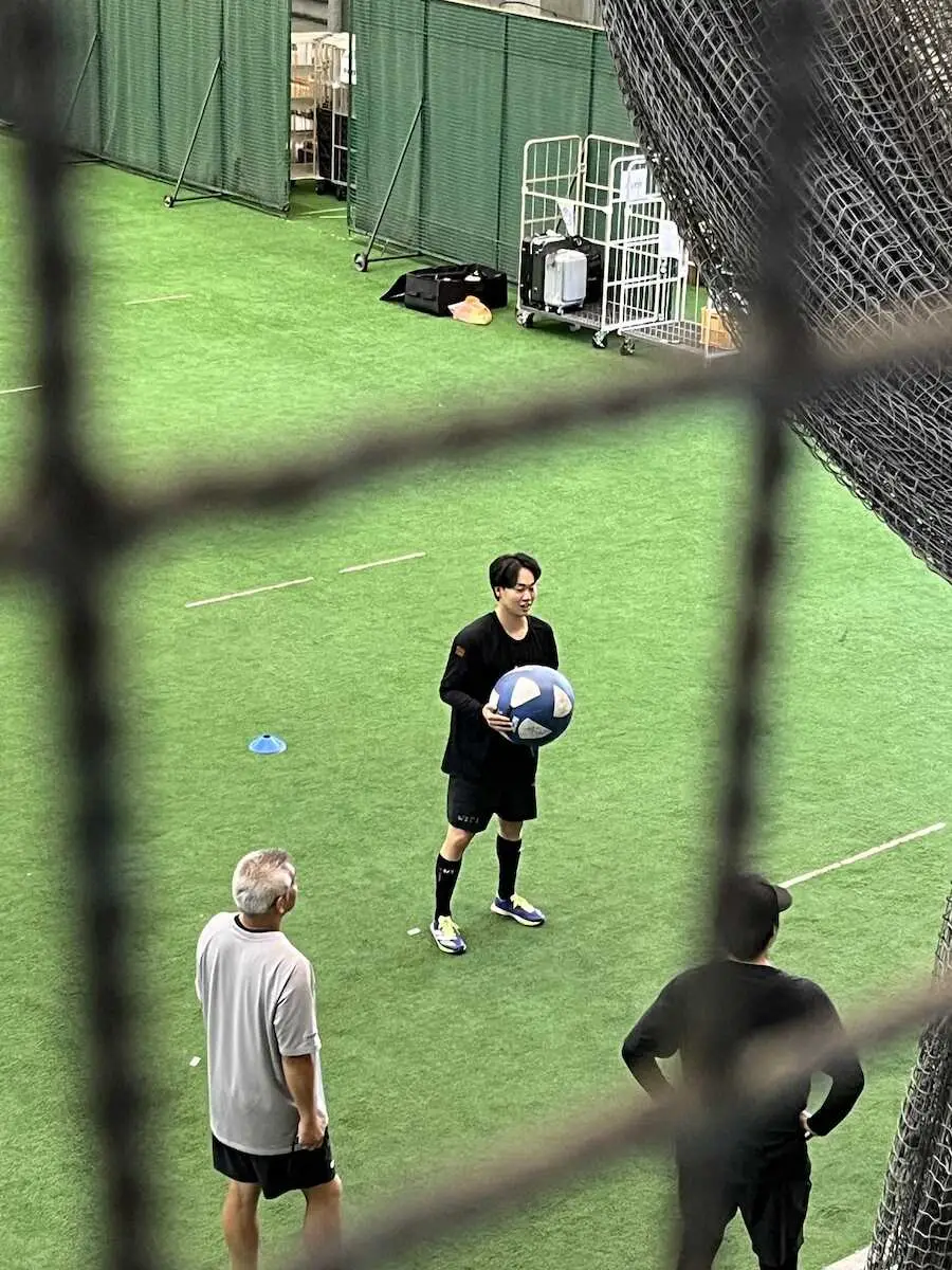 【画像・写真】巨人・山崎　阪神・村上と兵庫対決に意気込み「いい試合ができるように自分のことを頑張りたい」