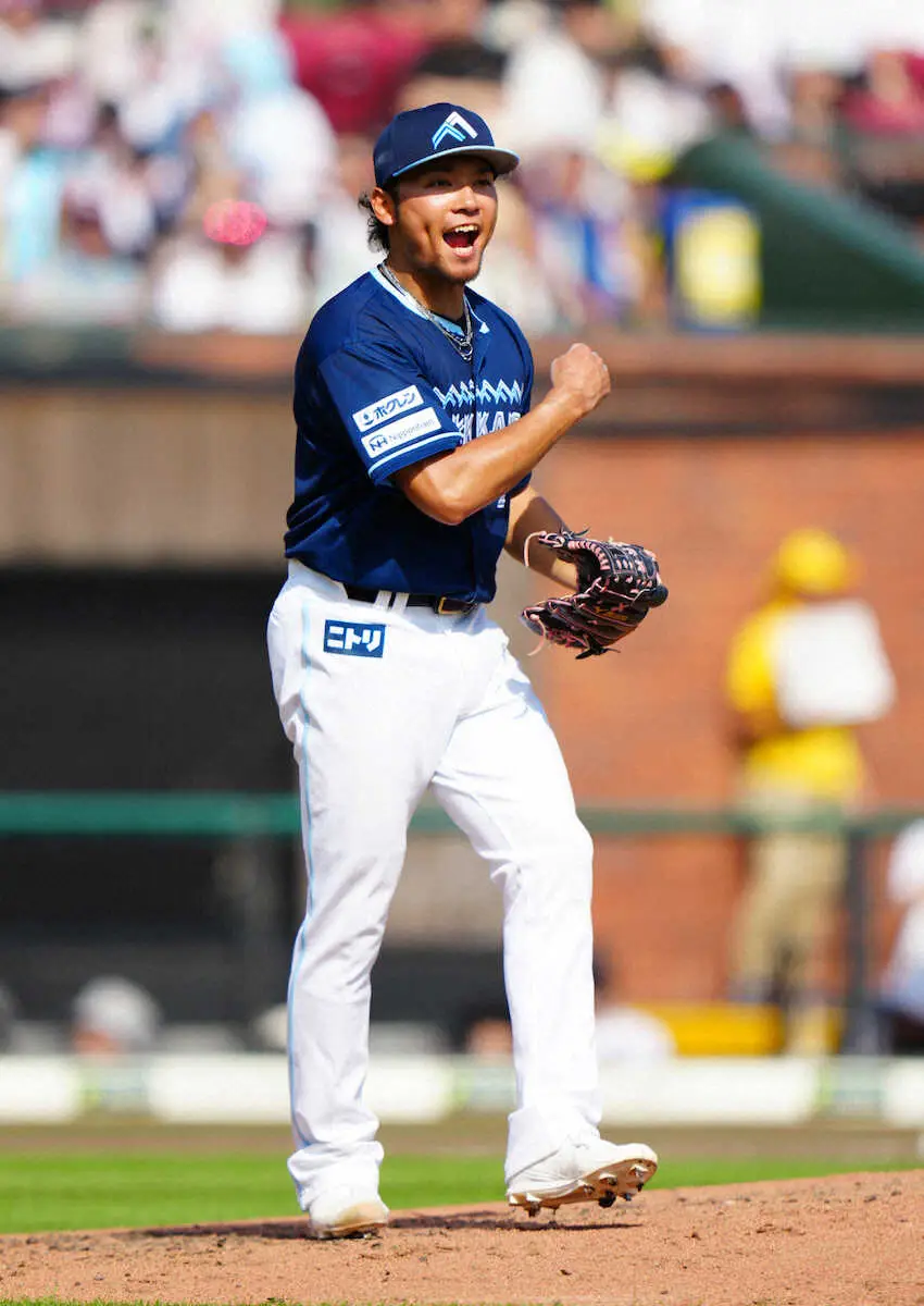 【画像・写真】日本ハム・伊藤大海　大谷以来快挙！球団10年ぶりの両リーグ10勝一番乗り　7回粘投11安打2失点