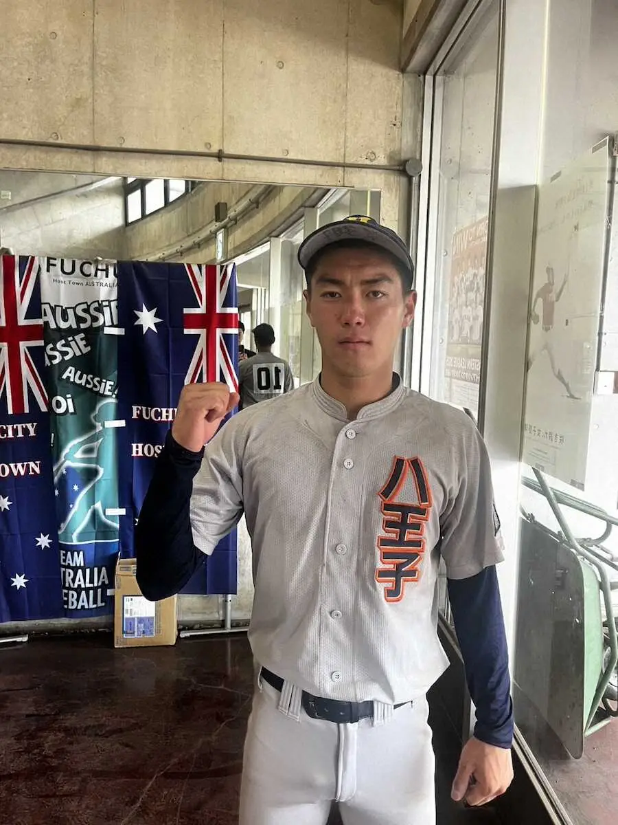 【画像・写真】【高校野球】八王子学園八王子・島田が7回参考ノーノ―　「意識しないように」と冷静に13K