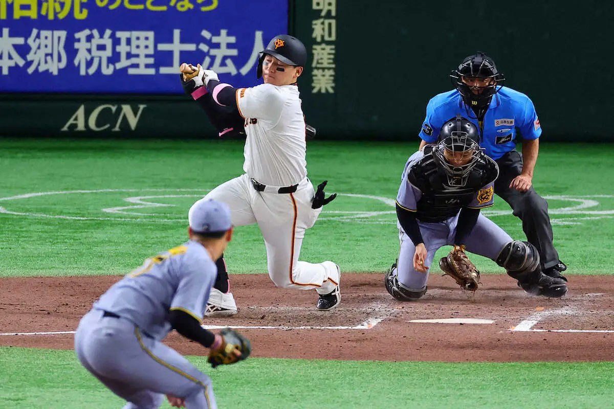 【画像・写真】巨人・丸佳浩が通算1478三振　ノムさんに並ぶNPB歴代18位に