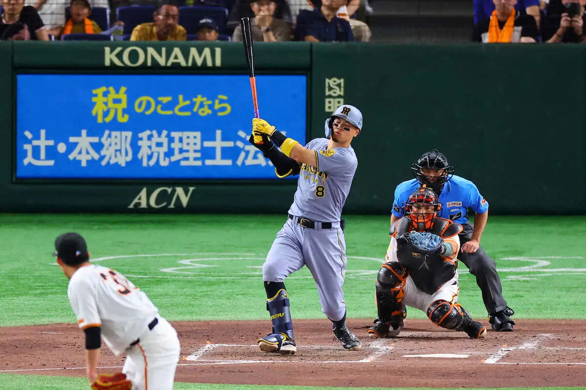 【画像・写真】阪神・佐藤輝明　強打者の勲章、新人から5年連続100三振　25本塁打、64打点でリーグトップ