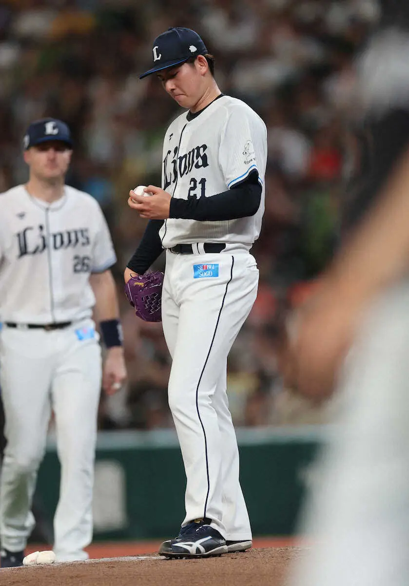 【画像・写真】西武・自力V消滅7月は4勝11敗と急失速…武内夏暉が2被弾含む5回5失点KO「もっと慎重に…」