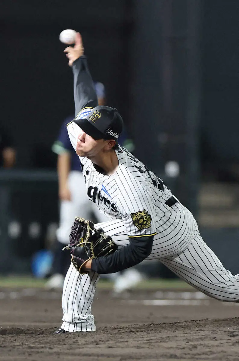 【画像・写真】阪神・工藤泰成が161キロ計測　自己最速を2キロ更新