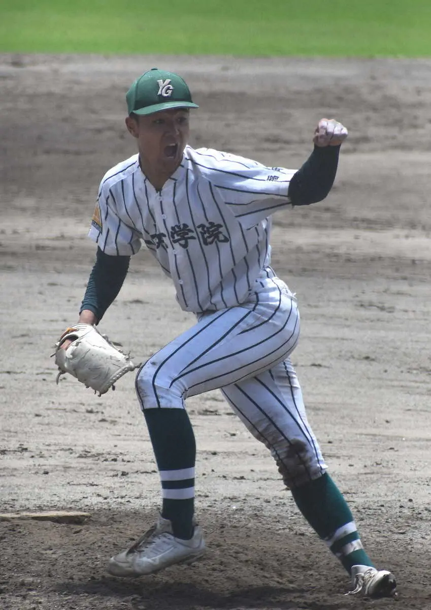 【画像・写真】【高校野球】八女学院が創部5年目で初めて8強　エース左腕・石飛太基が快投