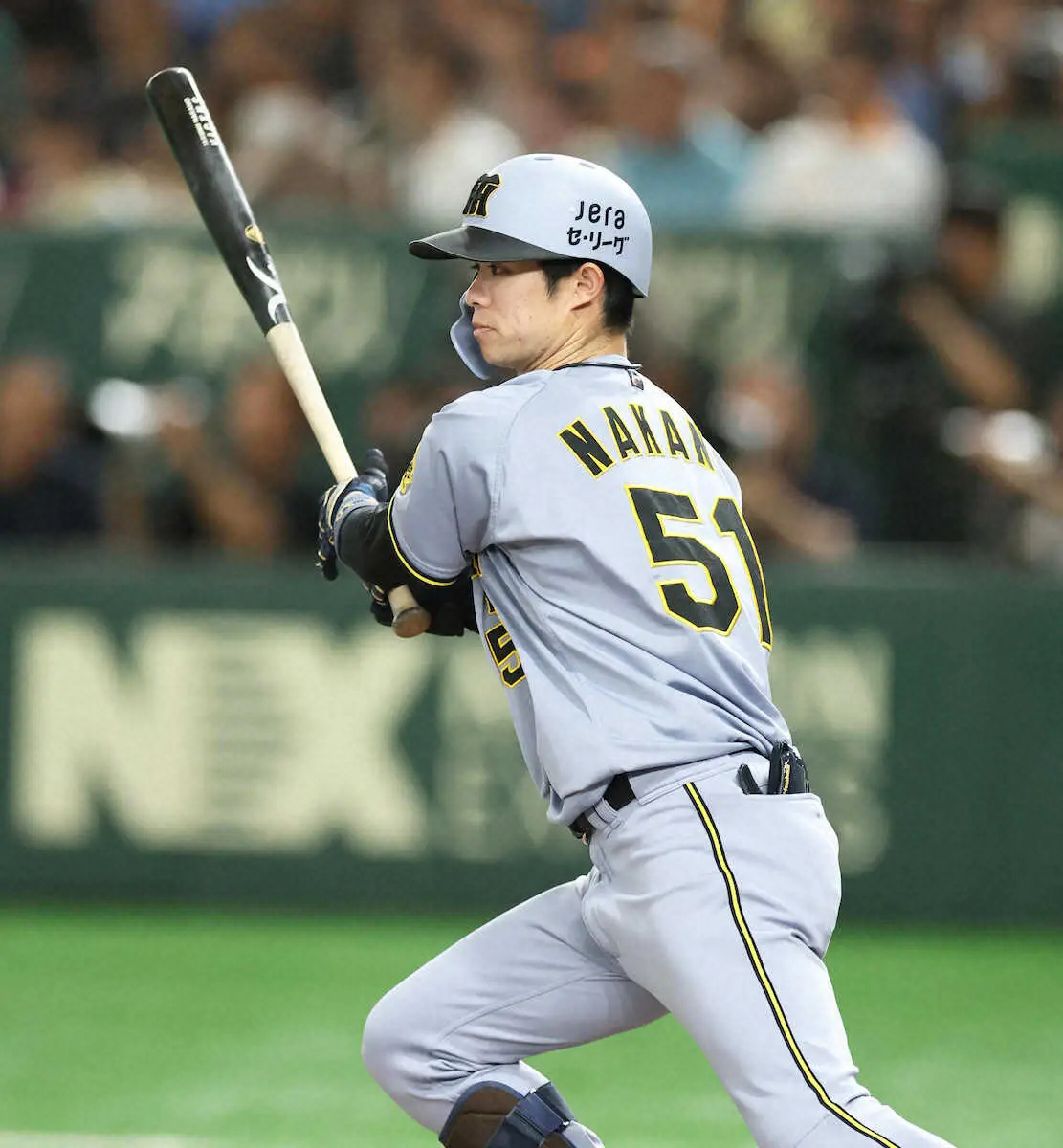 【画像・写真】阪神・中野拓夢　「何でもいいから塁に出よう、と」　お目覚め16打席ぶり安打が貴重な追加点口火