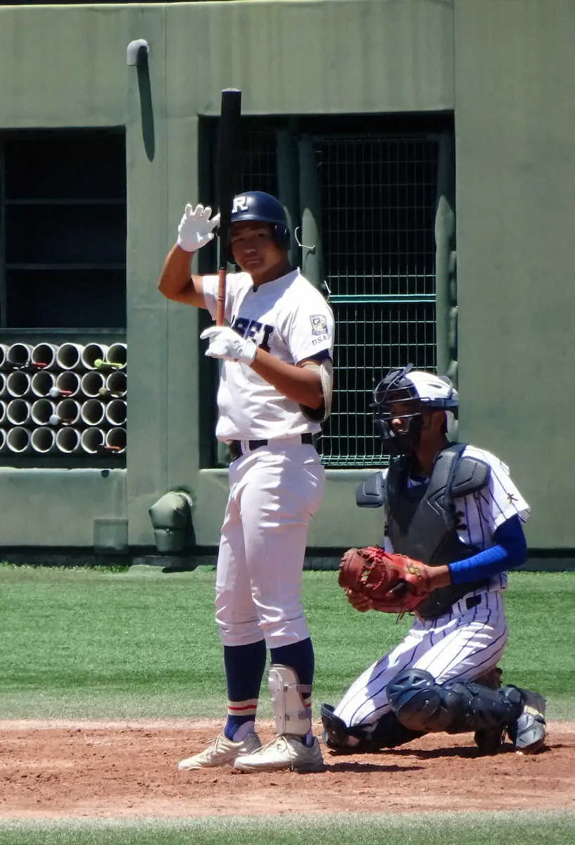 【画像・写真】【高校野球】履正社　西武・辻2軍野手コーチの息子・竜乃介が代打出場　「これからにつなげていきたい」