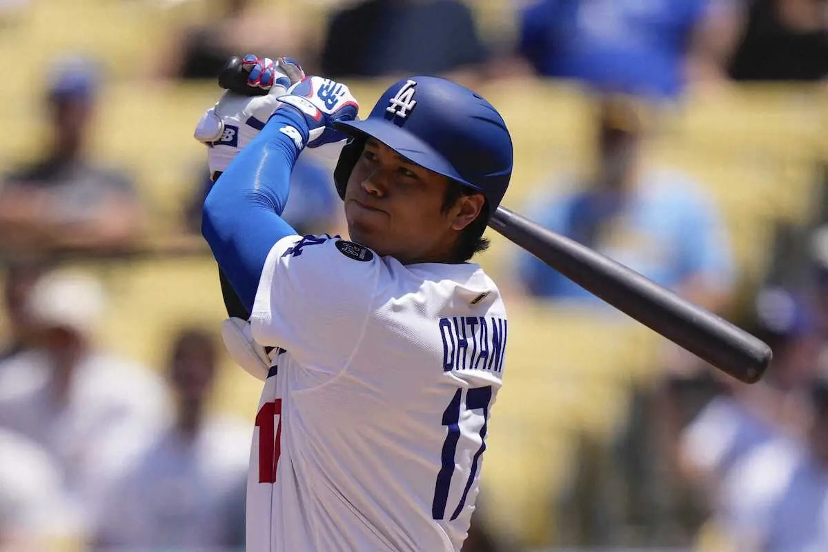 【画像・写真】ドジャース・大谷　399日ぶり2番で即順応！2戦連発34号も空砲　22日「2番・投手兼DH」で登板