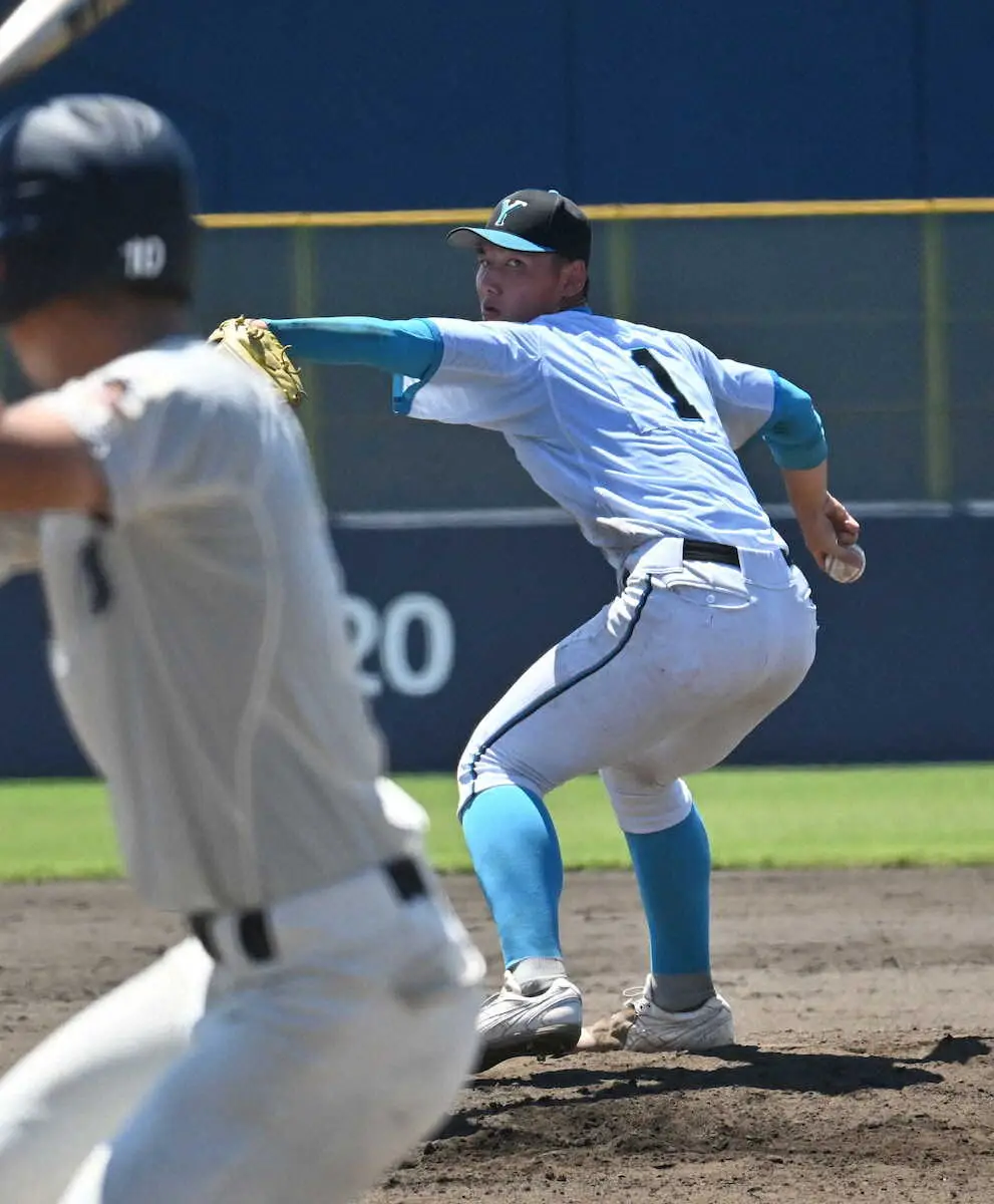 【画像・写真】【高校野球】山梨学院3年ぶり決勝進出　最速152キロの二刀流右腕・菰田　今夏初登板で1回完全