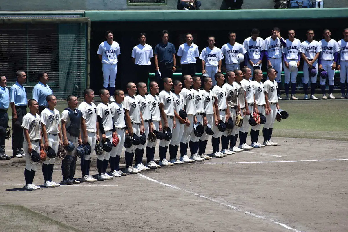 【画像・写真】3季連続出場を目指す西日本短大付が快勝4強　山下航輝が2本の二塁打＆1安打無失点を引き出す好リード！