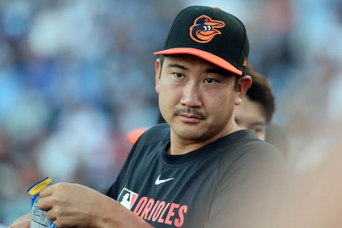 【画像・写真】口ひげ生やしたオリオールズ・菅野智之　後半戦初先発も初回3失点と苦しい立ち上がり