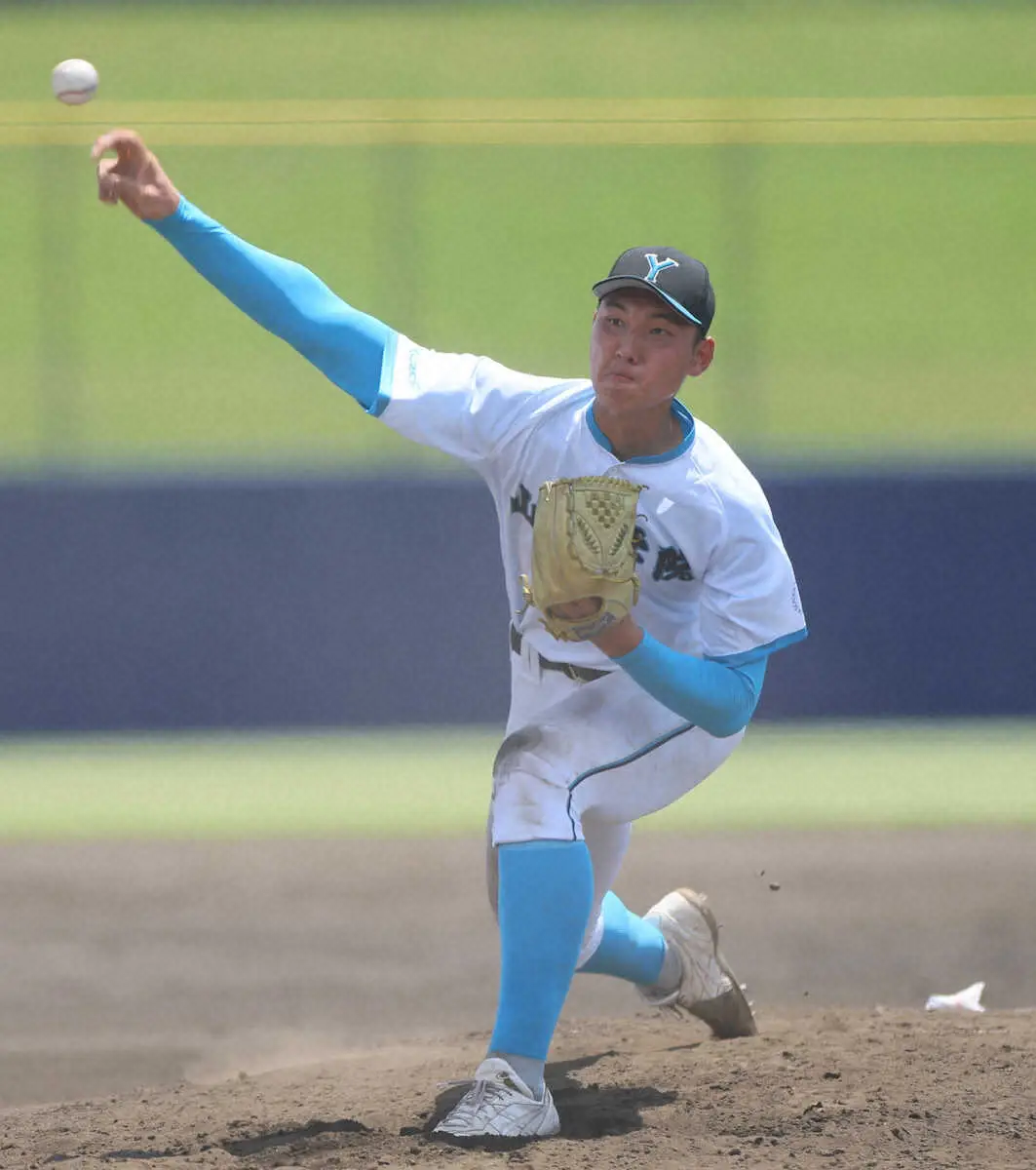 【画像・写真】【高校野球】山梨学院3年ぶり11度目の夏甲子園！来年ドラフト目玉の超大型二刀流・菰田が好投で聖地導く