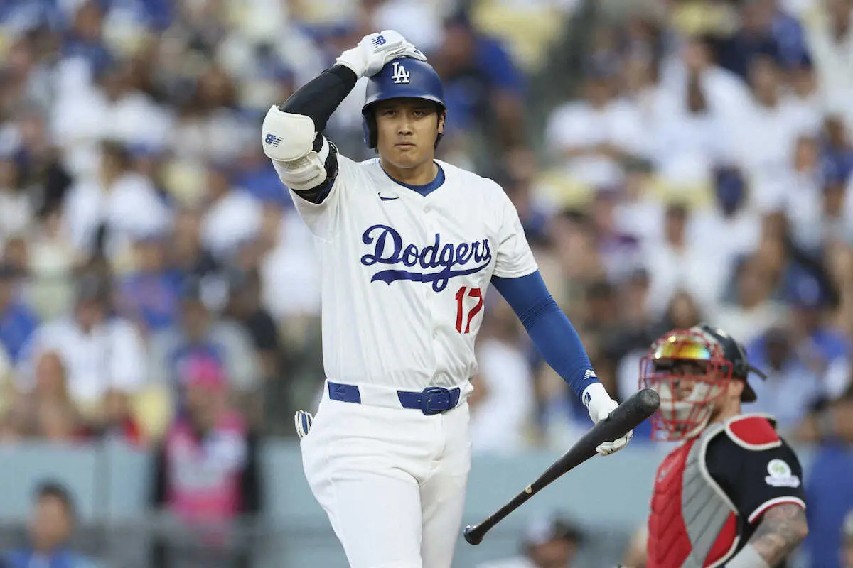 【画像・写真】大谷翔平　第1打席は空振り三振　前日初回の3戦連発35号の後から4打席連続三振