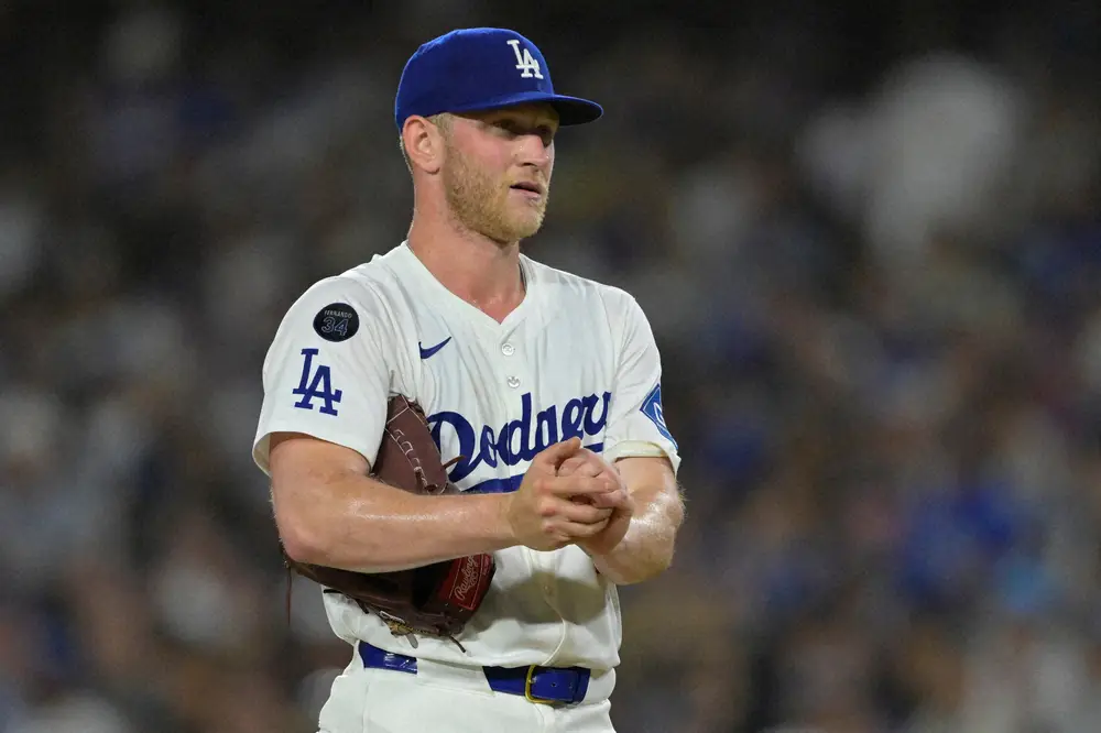 【画像・写真】また負傷者…ドジャース・カスペリアスが1死も奪えず緊急降板　右足に異常か　前日のスコットに続き…