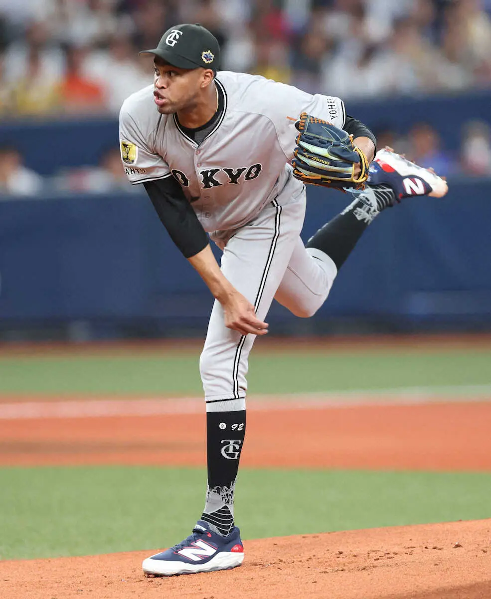 【画像・写真】【球宴】巨人守護神マルティネスが2605日ぶり先発　わずか6球、3人でピシャリ　スローボールも投げる