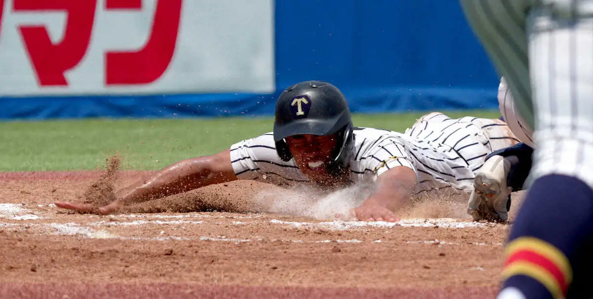 【画像・写真】【高校野球】帝京　準々決勝敗退　4番・梅景　4打席連続死球も「1打席目のチャンスで打たないと」