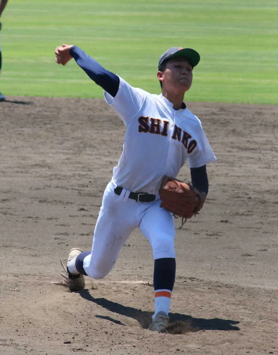 【画像・写真】【高校野球】神港学園が9年ぶり4強　23年王者に勝利、143キロ左腕が無安打の好救援