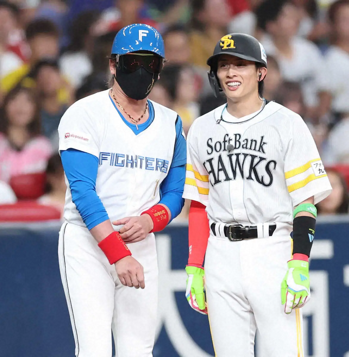 【画像・写真】【球宴】新庄劇場！160万円サングラスで「スクイズ」サイン　オーダーはガラポンで決定