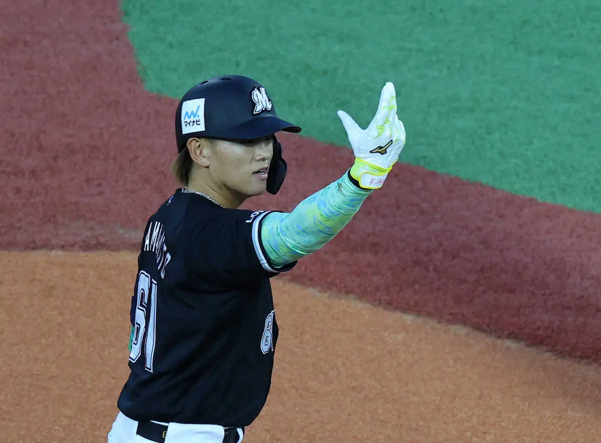 【画像・写真】【球宴】全パのガラポン打線が初回から爆発　4番・山本大斗が先制の左中間二塁打　2回には4連打