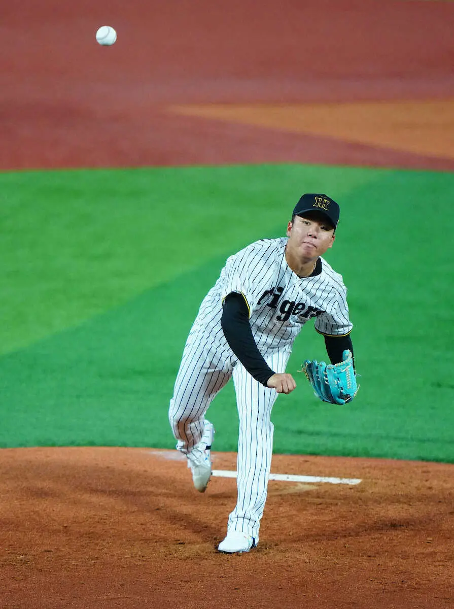 【画像・写真】【球宴】全セ先発の阪神・村上頌樹が2回7安打6失点　シーズンでも投じる遅球を披露
