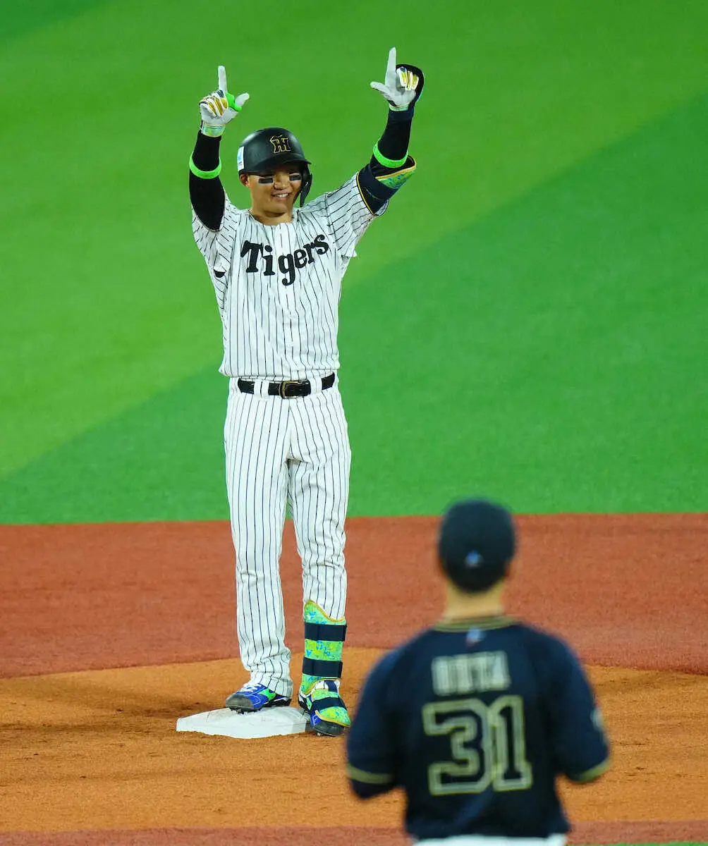 【画像・写真】【球宴】阪神・森下翔太　慣れ親しんだ地元・横浜で初打点「ハマスタでも打ちたいと思っていた」