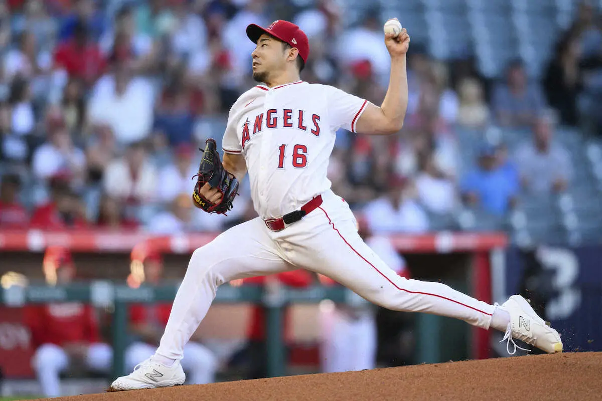 【画像・写真】エンゼルス・菊池雄星は5回途中3失点で5勝目ならず　勝利投手の権利まであとアウト1つから2被弾