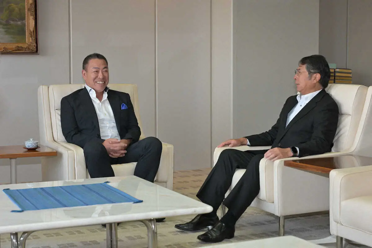 【画像・写真】前半戦4位ターンの中日・井上監督がオーナー報告「食らいつくという形のものをみせていく」