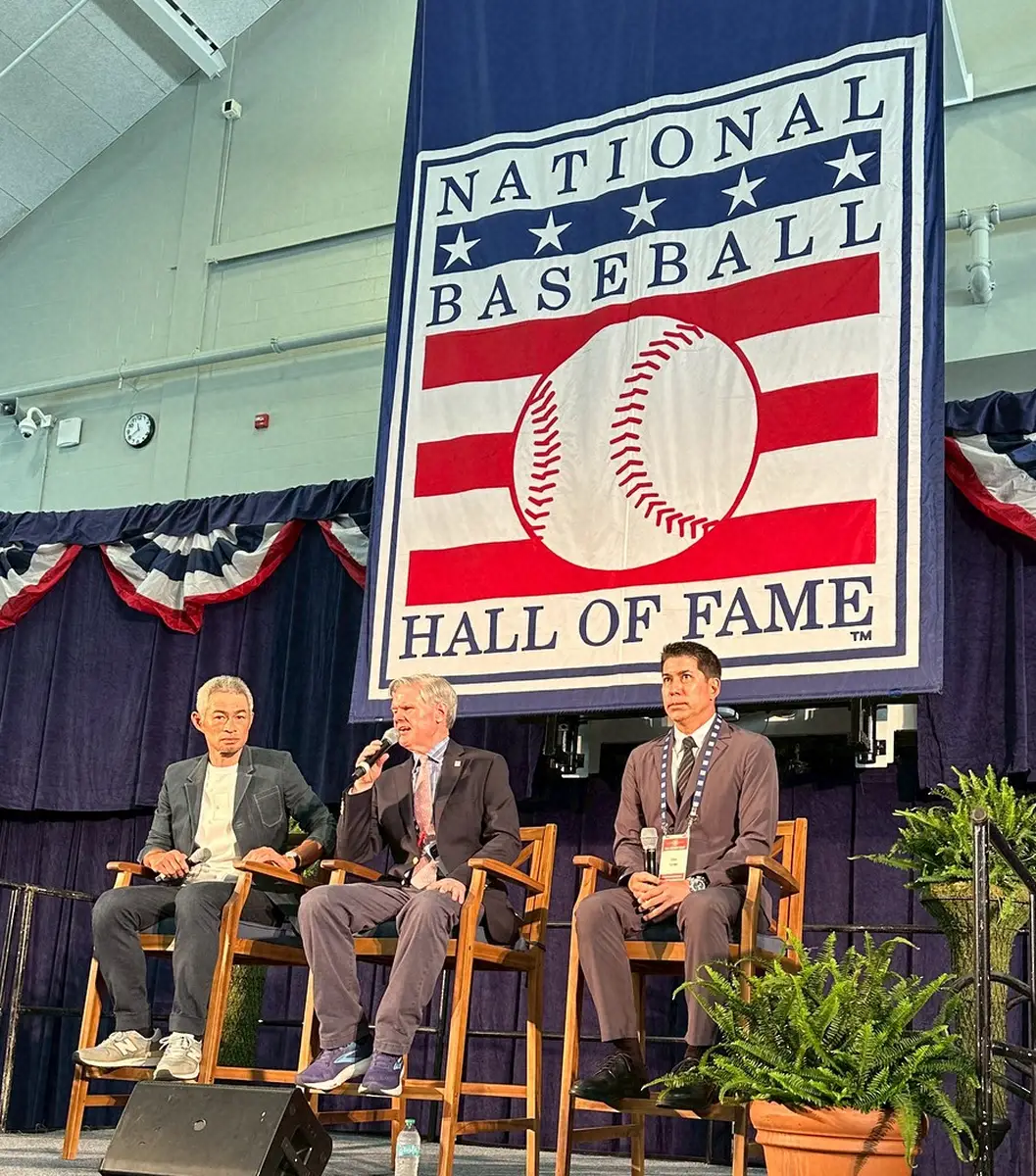 【画像・写真】イチロー氏　クーパーズタウンは濁った心を「奇麗に拭ってくれる」存在　殿堂入り式典前日会見（1）
