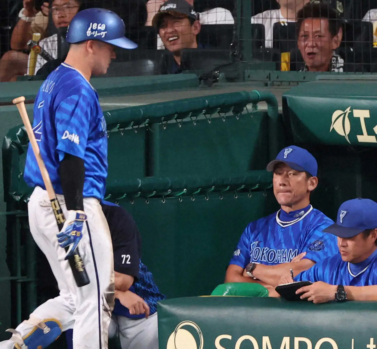 【画像・写真】DeNAが首位阪神に「ミスミス」2連敗　90試合目で自力優勝の可能性消滅　29日からビシエド合流