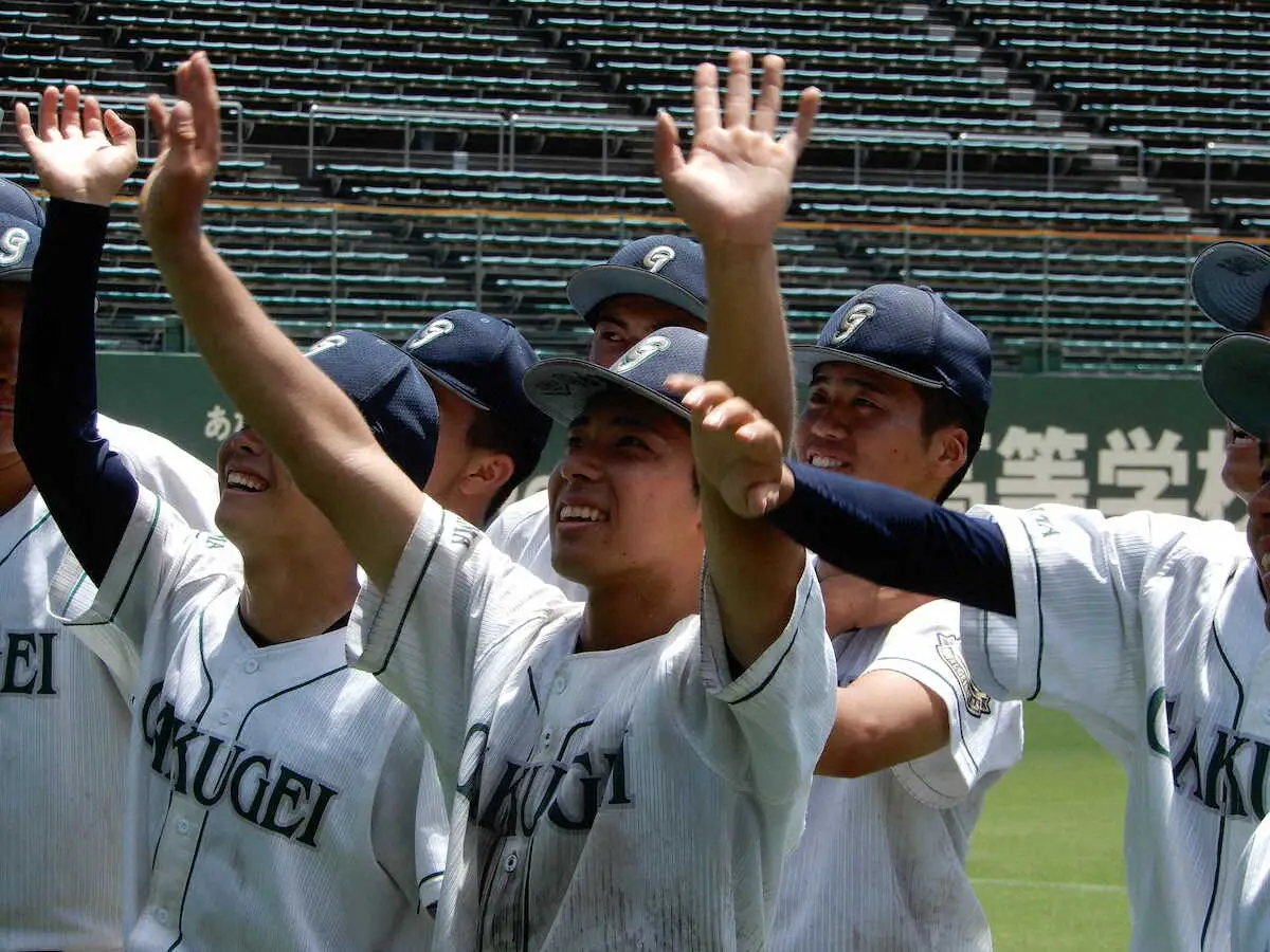 【画像・写真】【高校野球】岡山学芸館が2年連続4度目の夏切符　又吉涼太郎が汚名返上の先制打