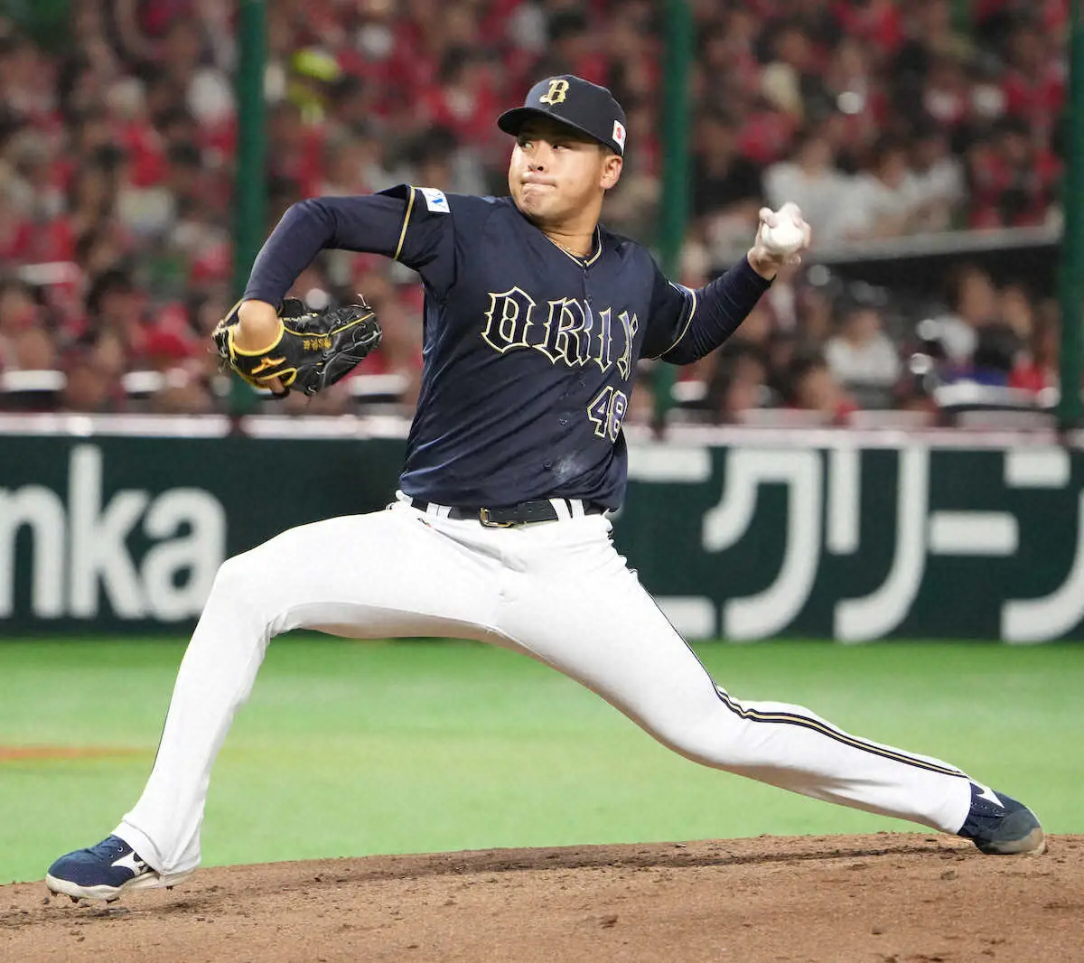 【画像・写真】オリックス・東松快征　最速150キロもプロ初黒星　岸田監督「真っすぐで差し込めたところが大きい」