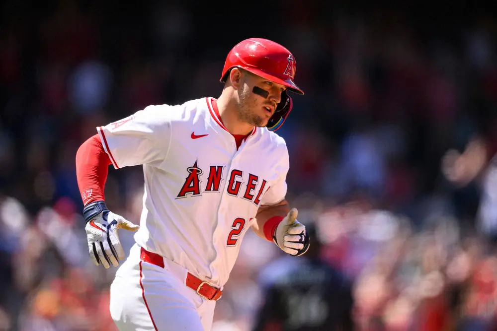 【画像・写真】エンゼルス　トラウトが通算1000打点　現役選手では9人目　通算400本塁打にも残り3本